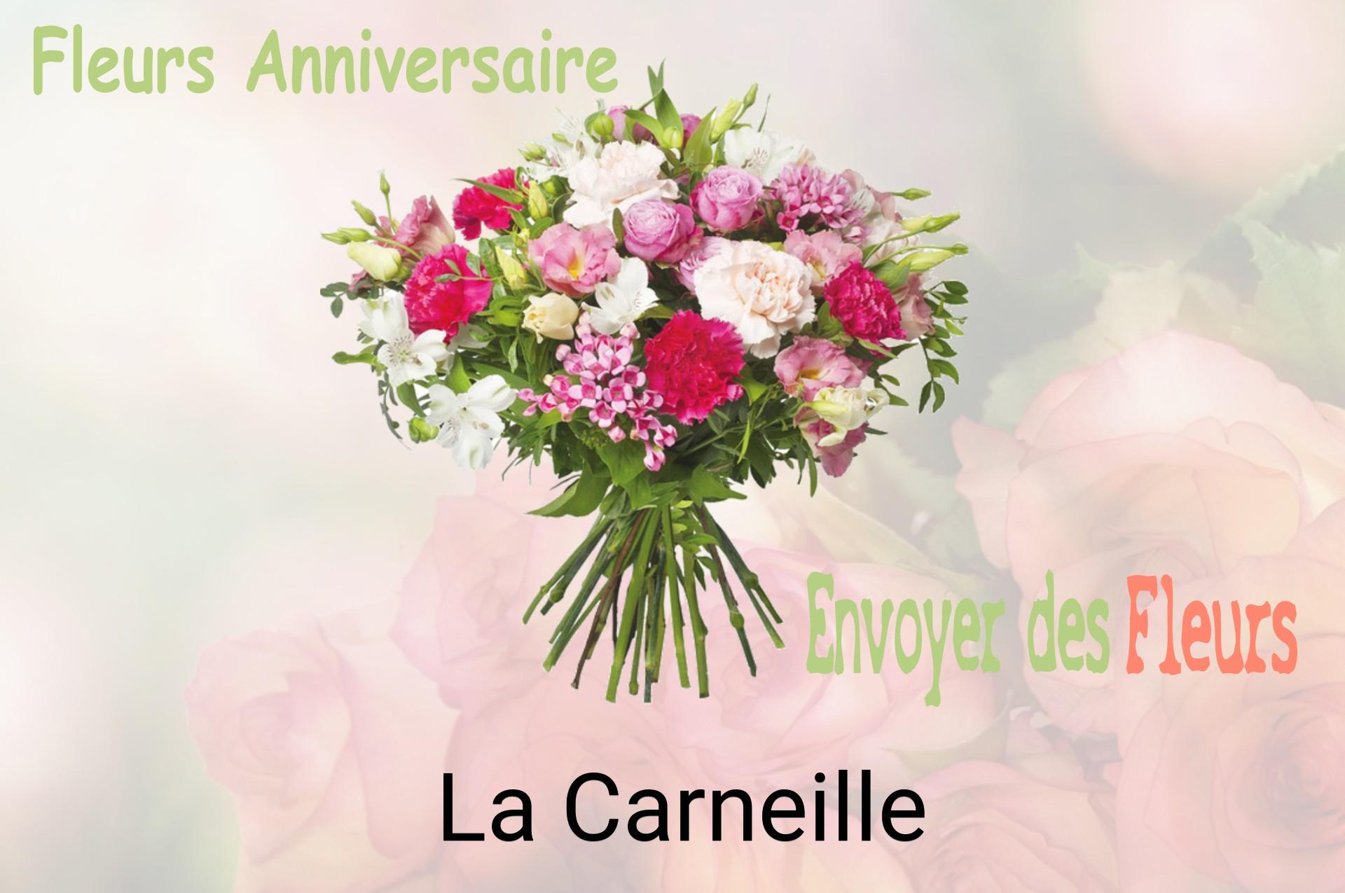 Bouquet de fleurs d’anniversaire livré à La Carneille